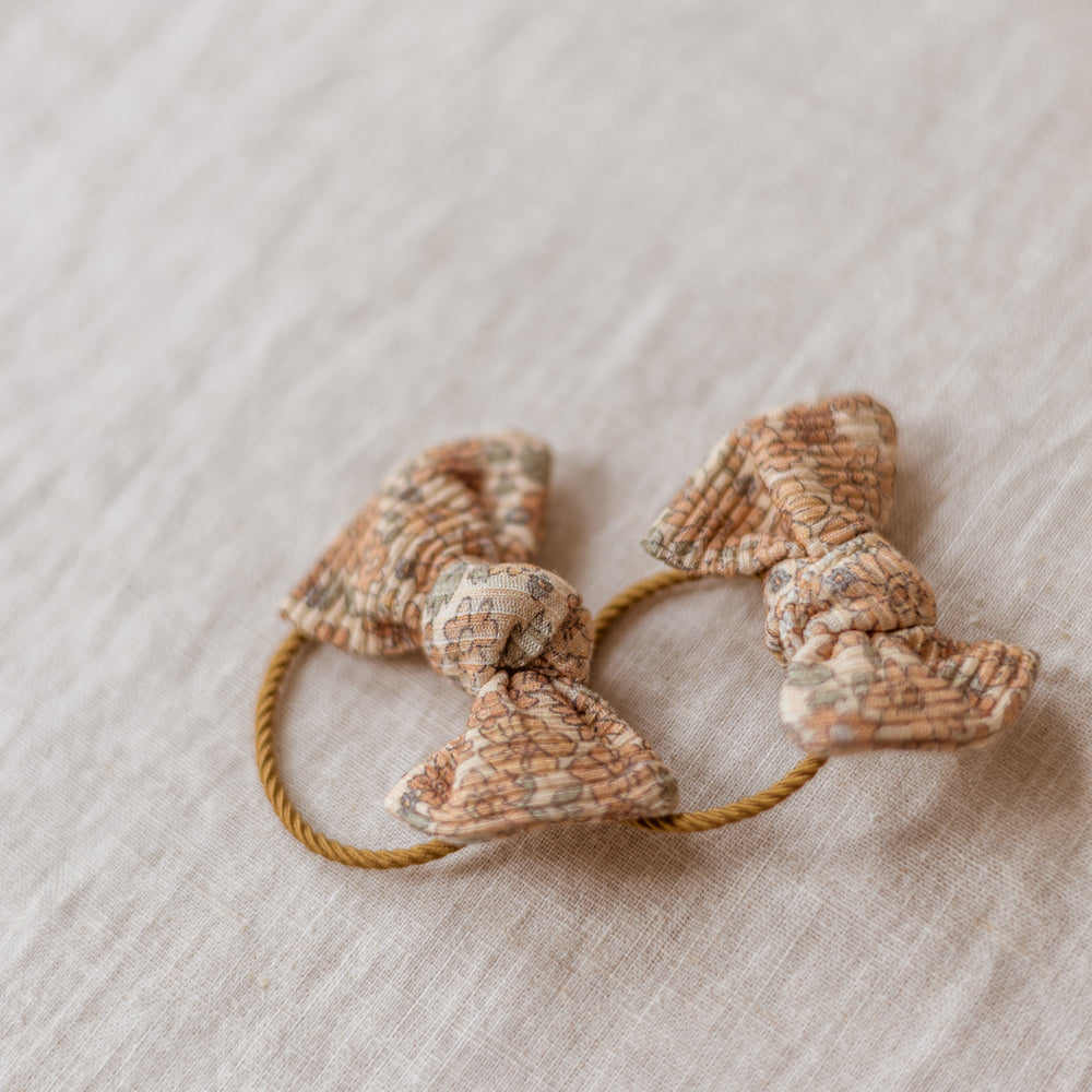 Set pentljic za lase / Tiny Floral - Powder