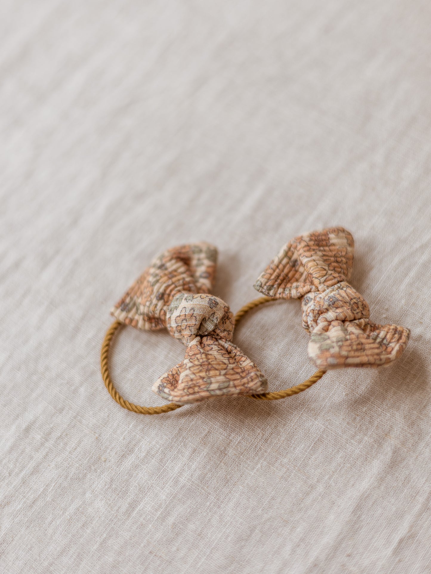 Set pentljic za lase / Tiny Floral - Powder
