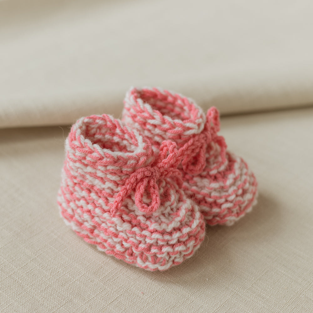 
                      
                        Baby booties / Melange bubblegum
                      
                    