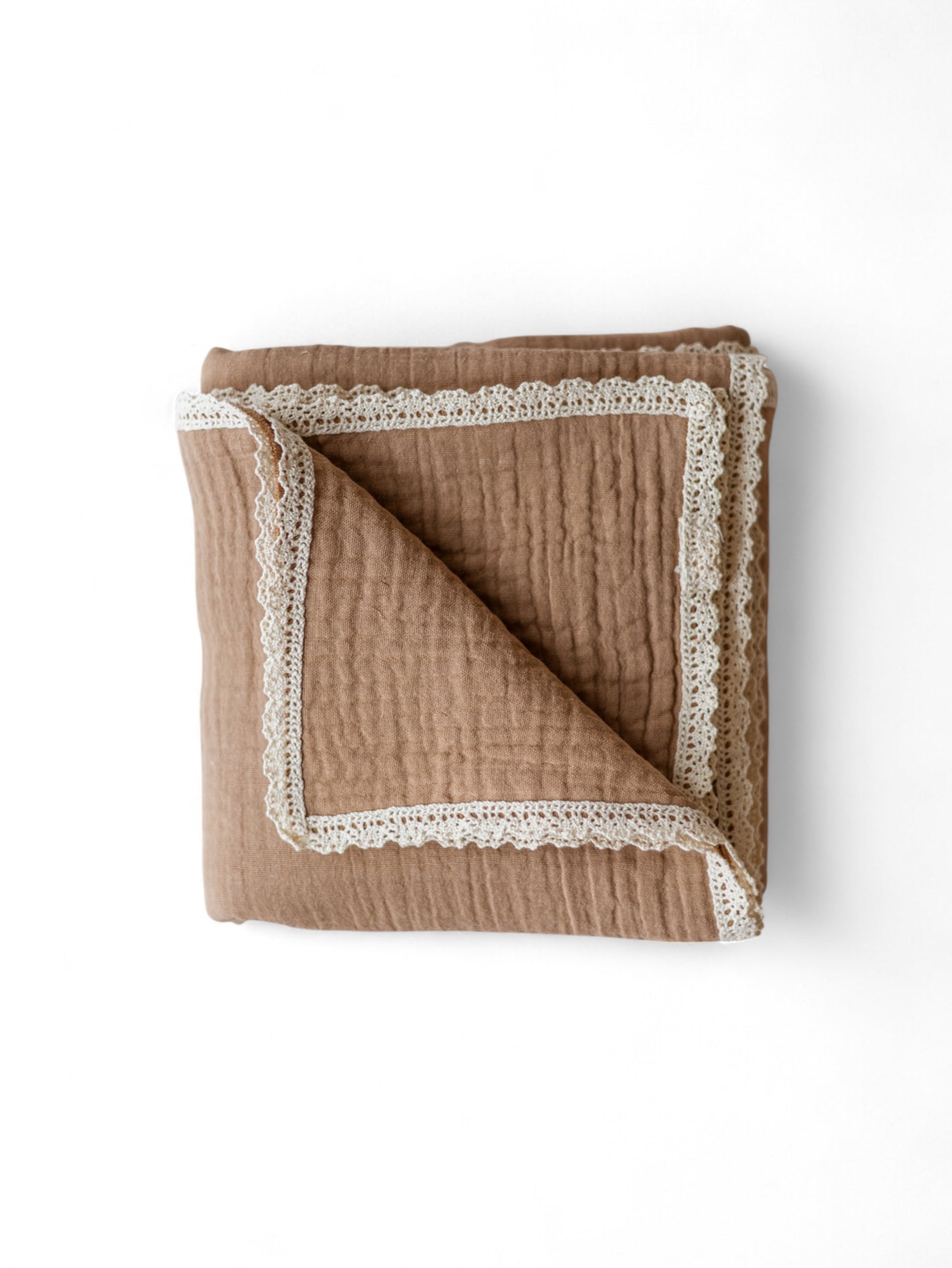 Baby Swaddle / Triple Layer Muslin - Cacao