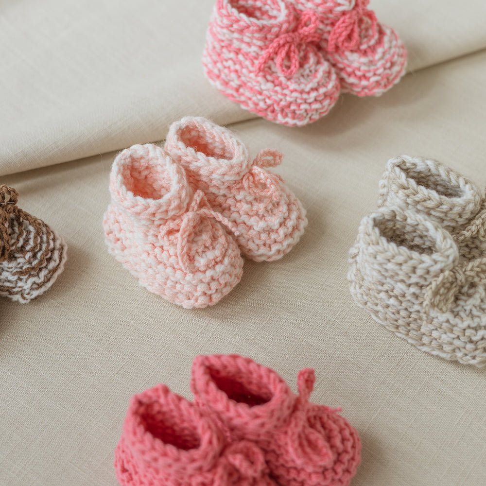 
                      
                        Baby booties / Melange bubblegum
                      
                    