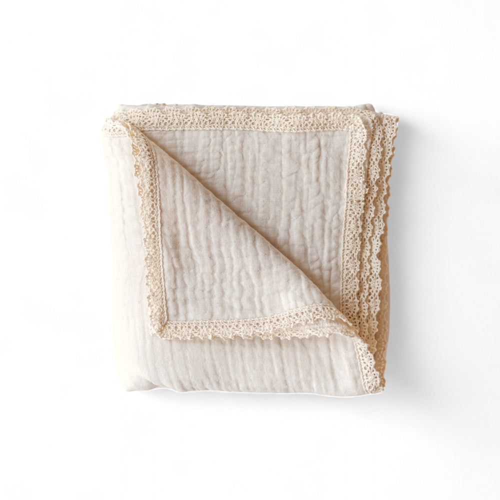 Baby Swaddle / Triple Layer Muslin - Milk