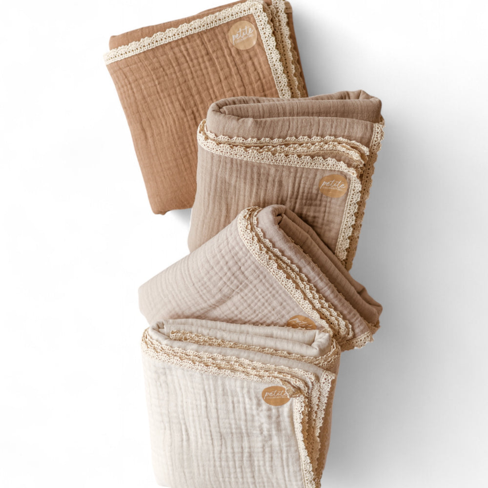 
                      
                        Baby Swaddle / Triple Layer Muslin - Milk
                      
                    