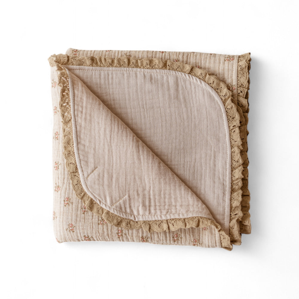 
                      
                        Muslin Blanket /  Melange Floral Beige
                      
                    