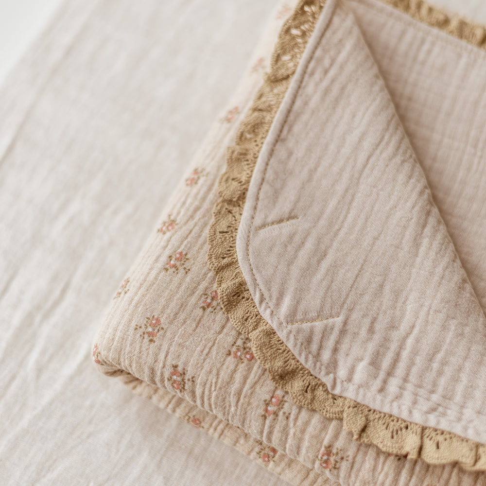 
                      
                        Muslin Blanket /  Melange Floral Beige
                      
                    