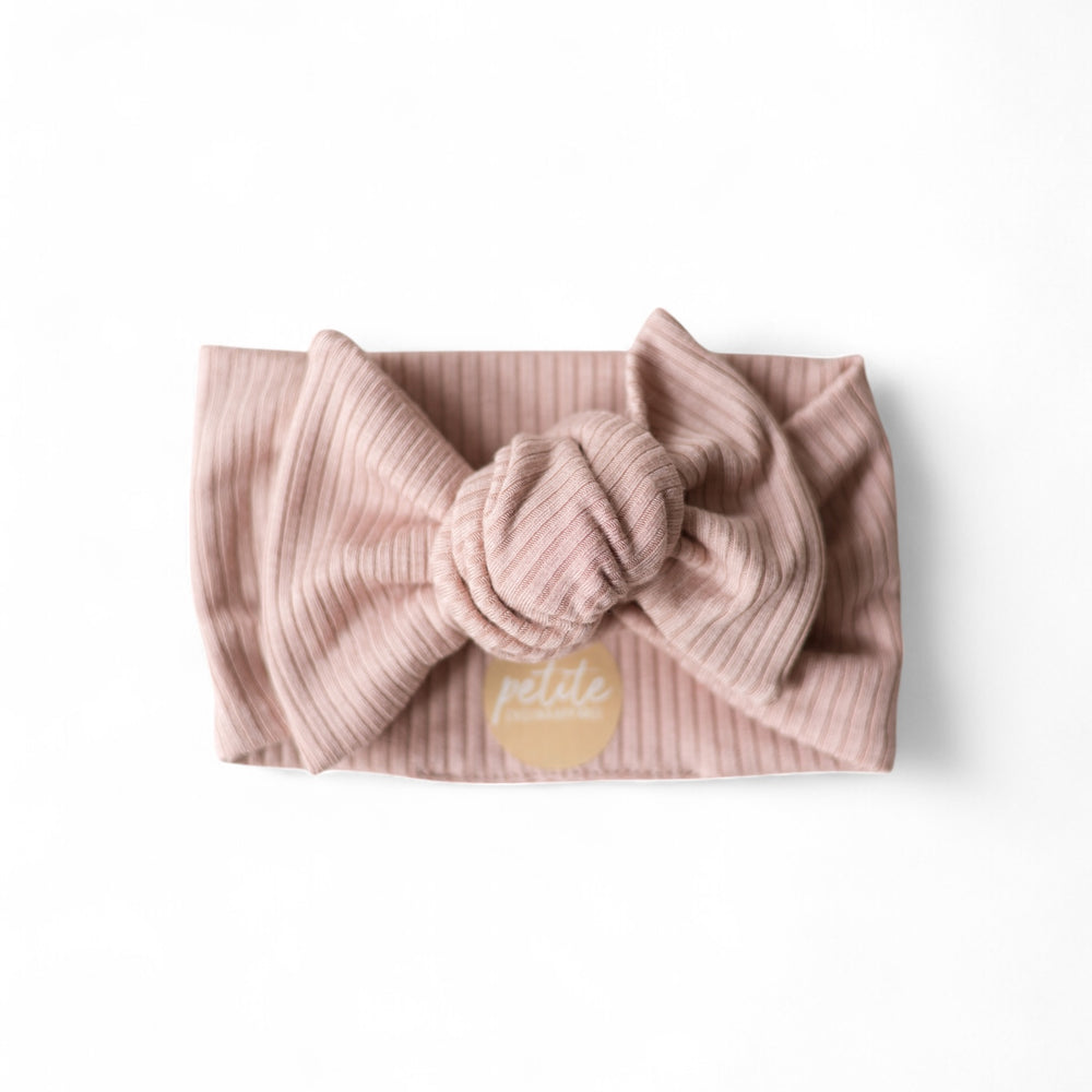 Trak s pentljo / rebrast Modal - Blush