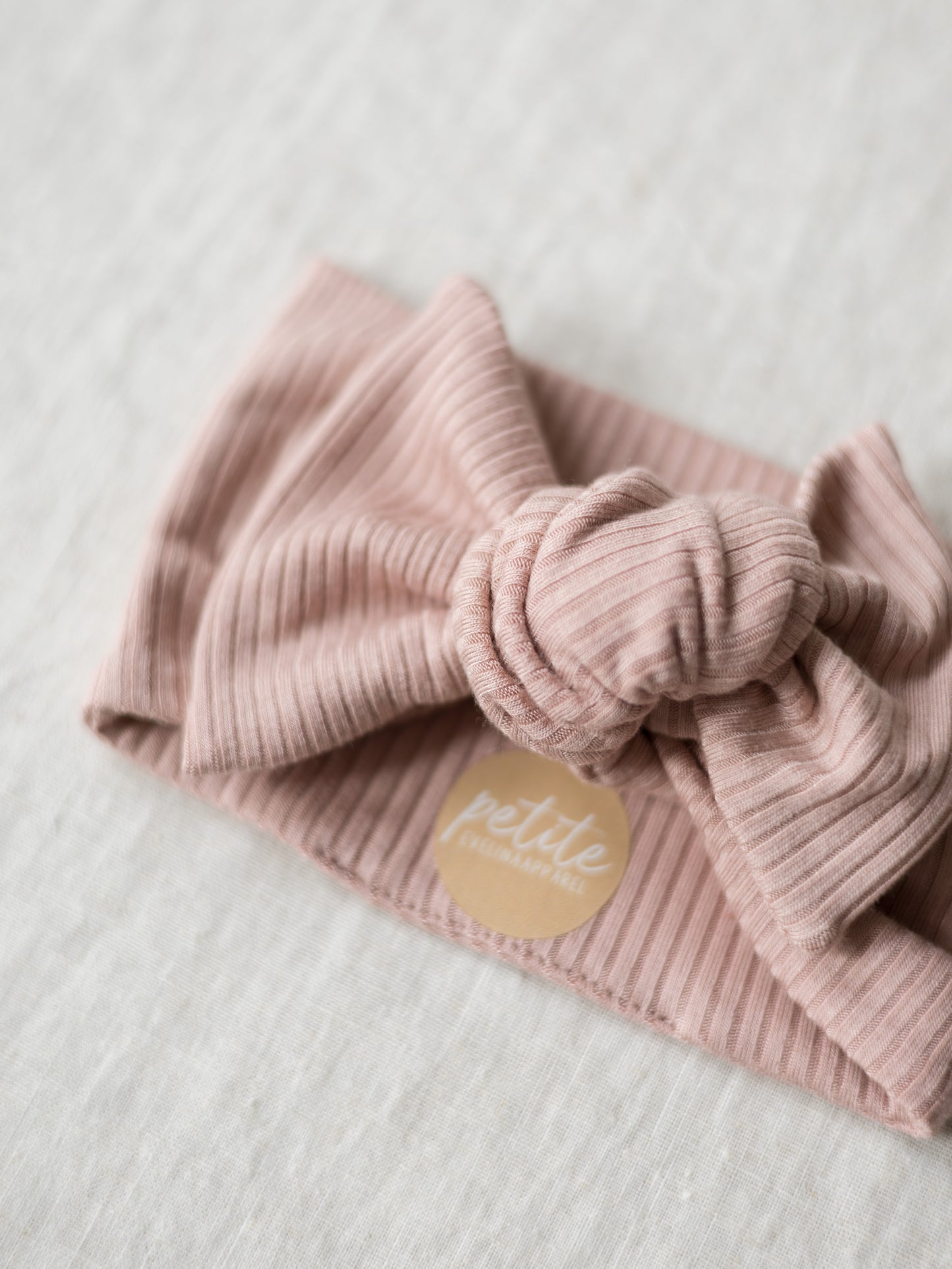 Trak s pentljo / rebrast Modal - Blush