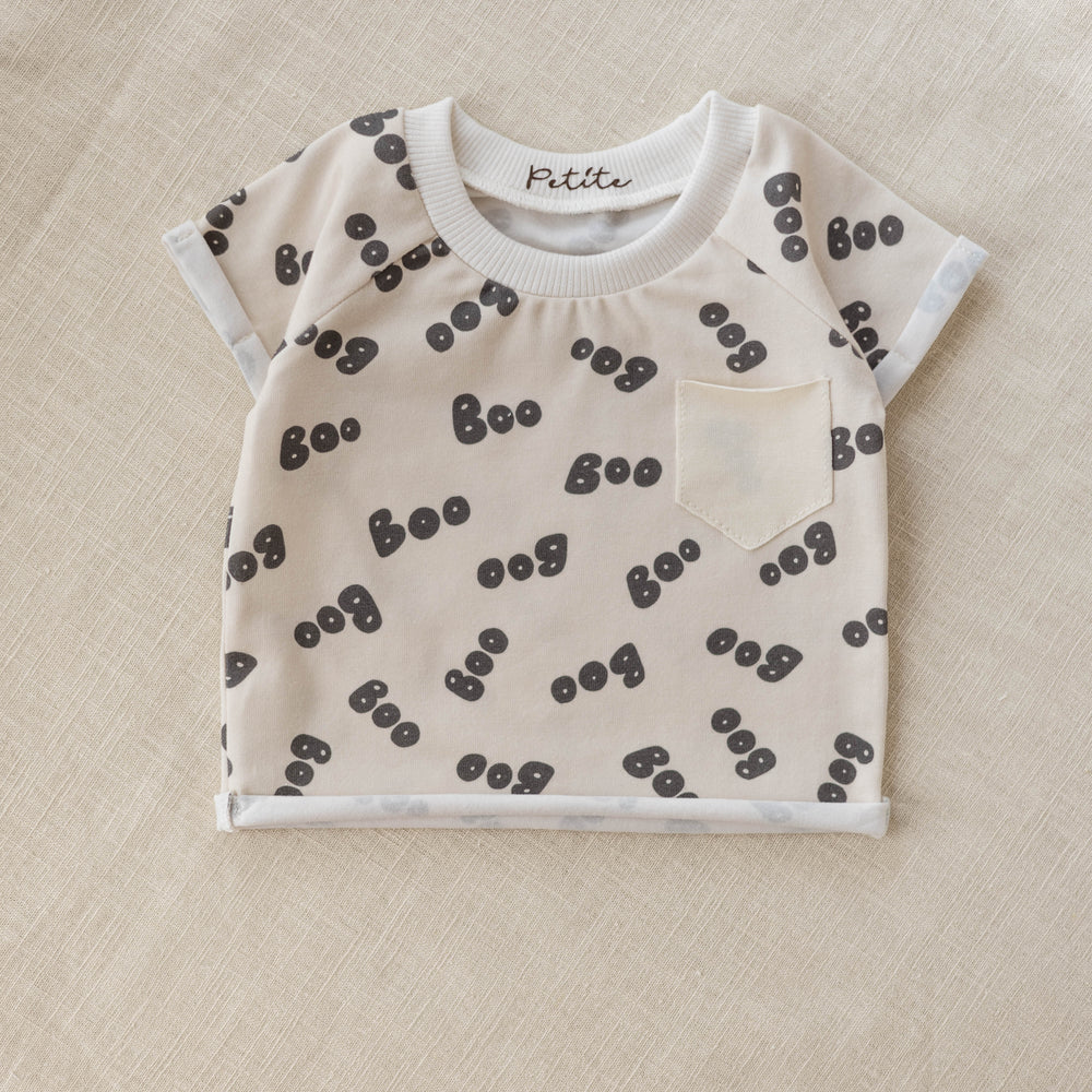 Baby t-shirt / boo - stone