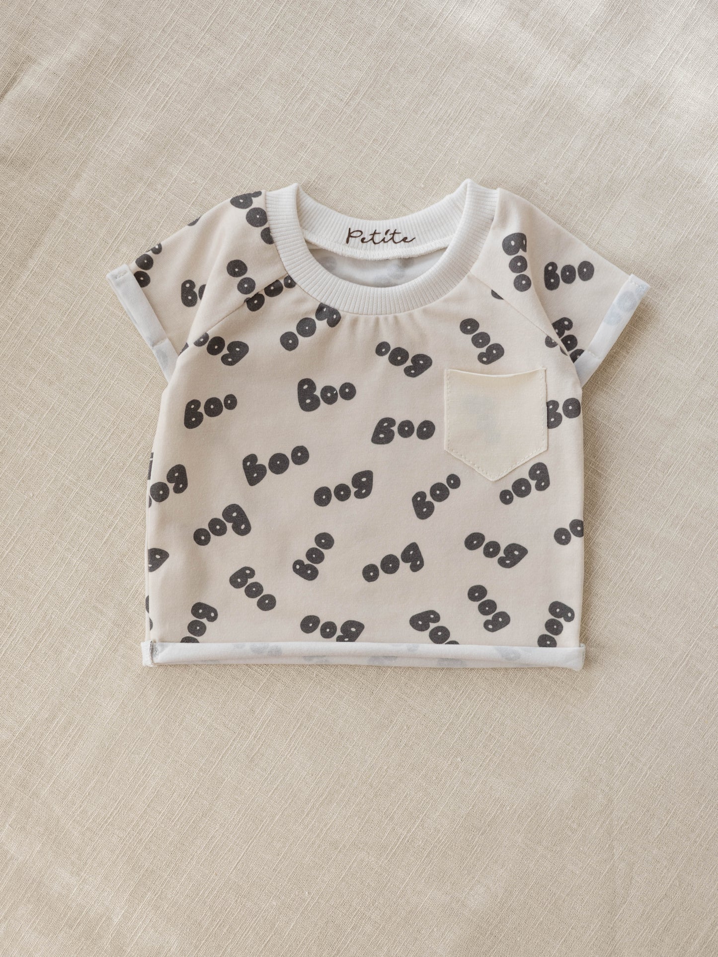 Baby t-shirt / boo - stone