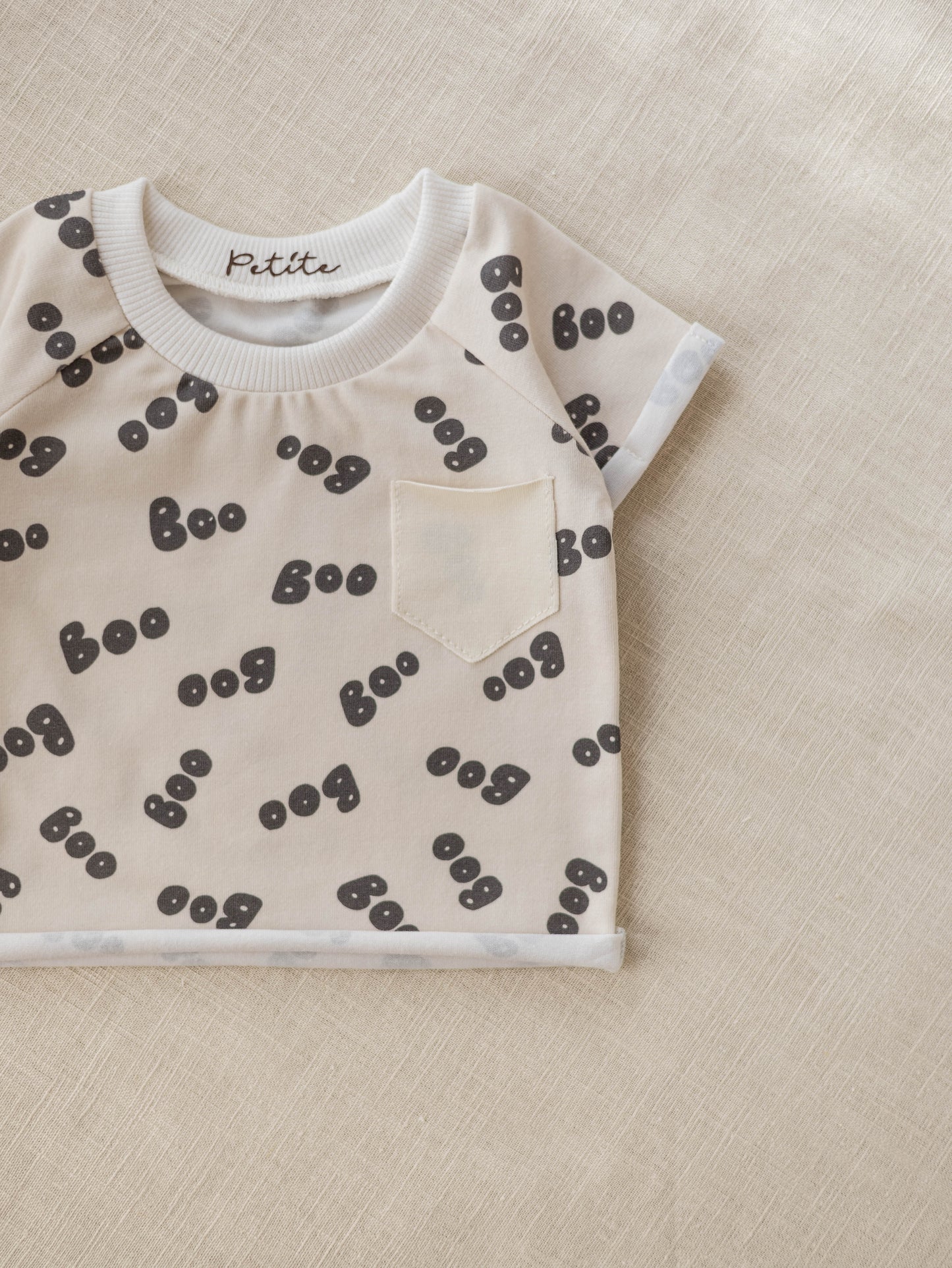 Baby t-shirt / boo - stone