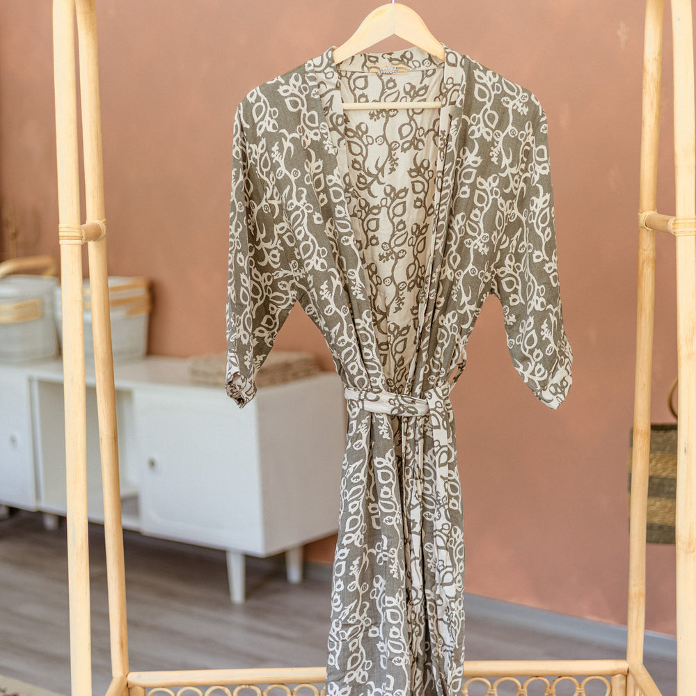 Robe  / Olive Floral