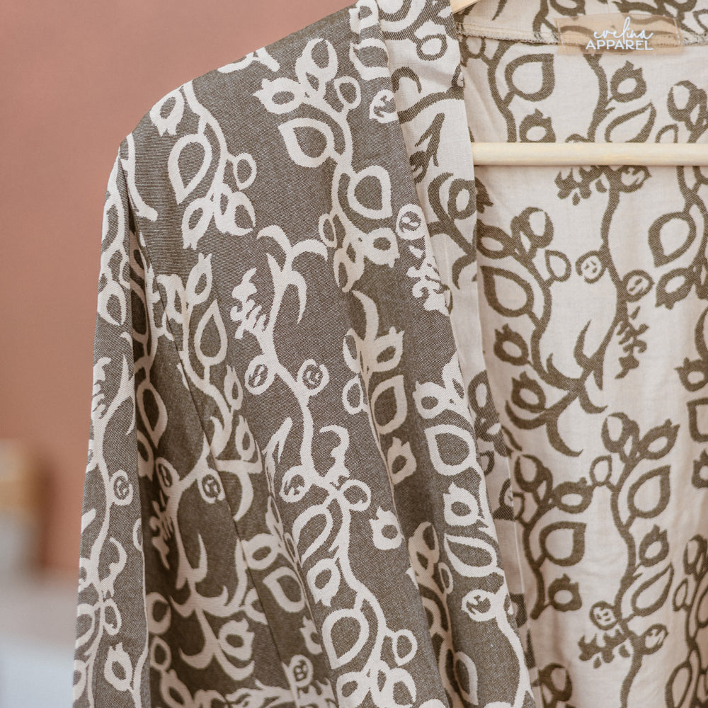 Robe  / Olive Floral