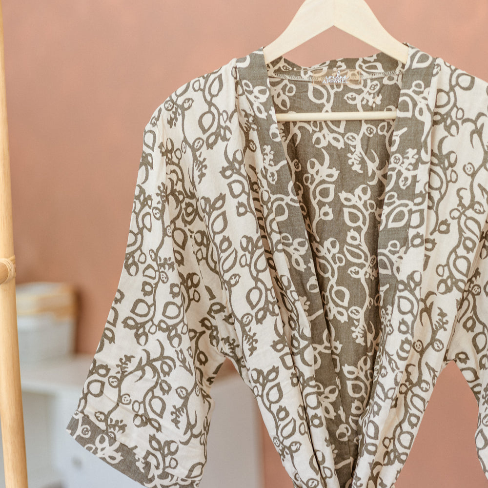 Robe  / Beige Floral