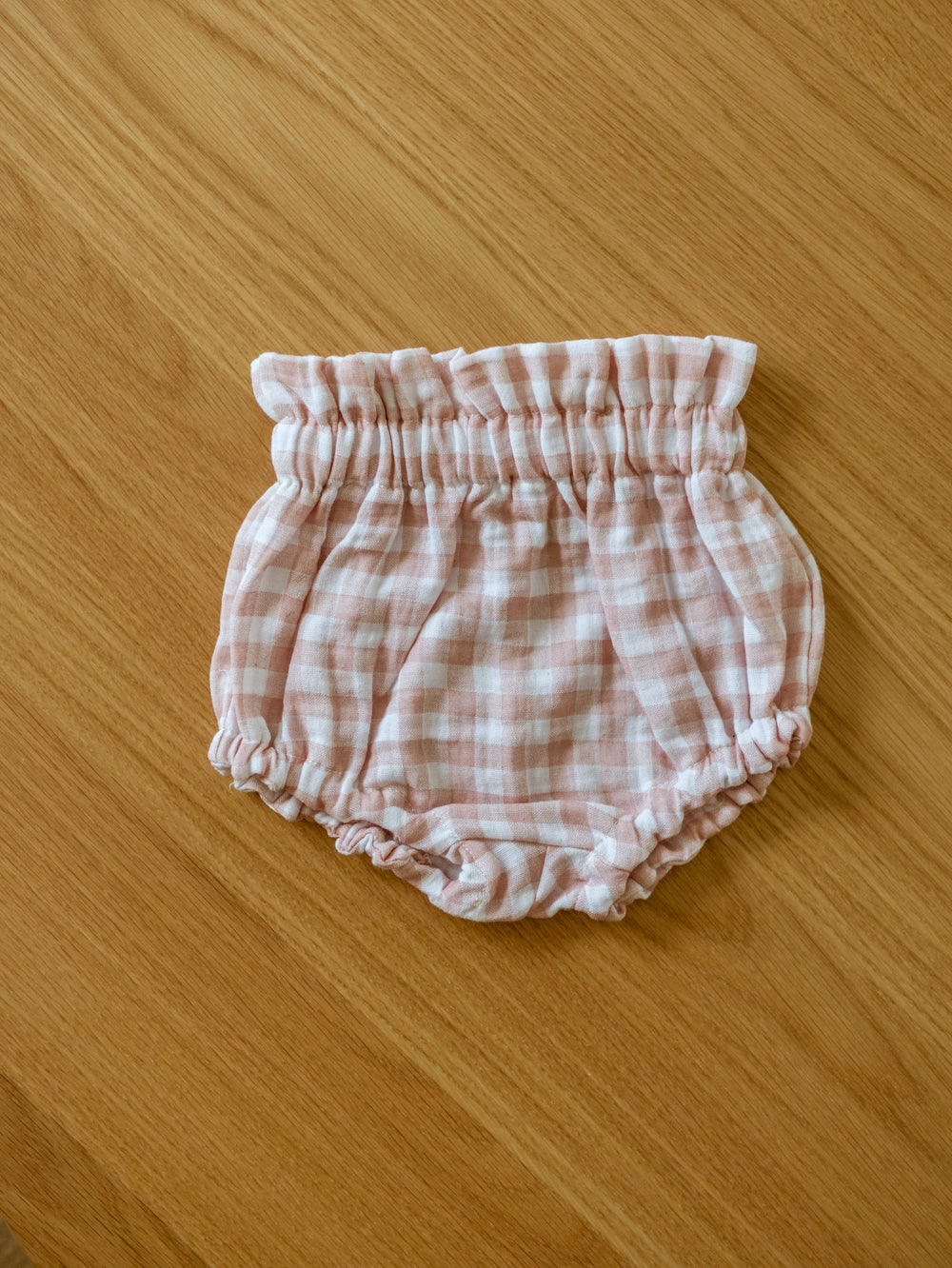 Muslin bloomers / checkers blush
