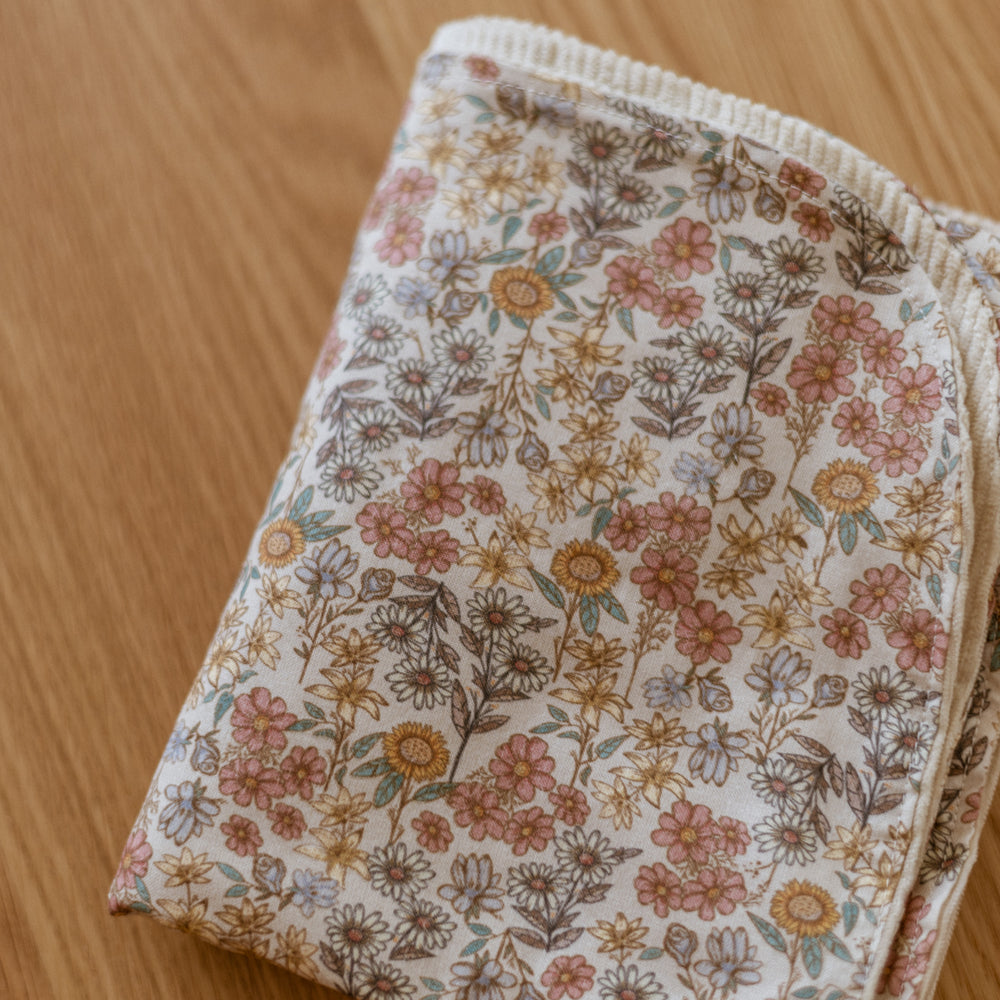 Baby blanket /  Blush Floral
