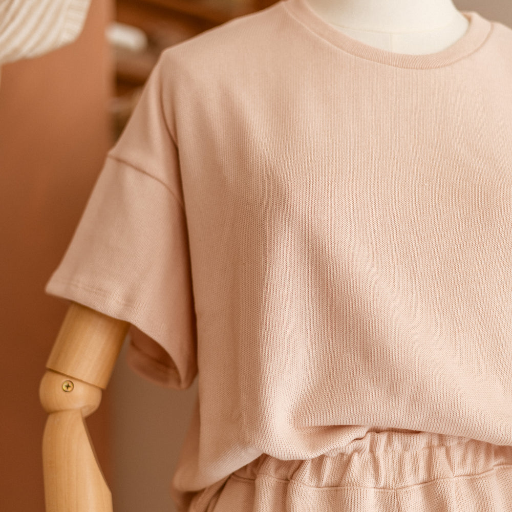 
                      
                        Poppy shorts / Cotton Knit - Blush
                      
                    