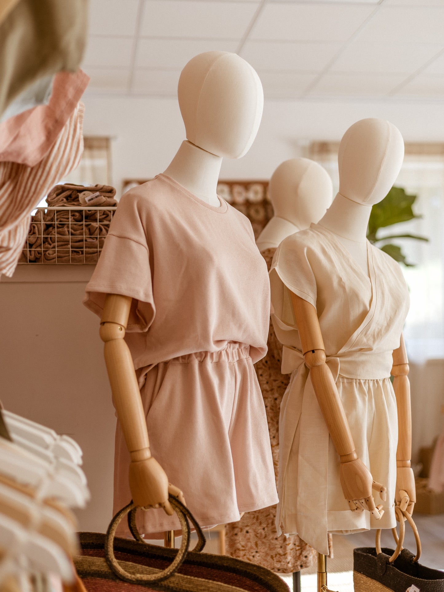 Poppy shorts / Cotton Knit - Blush