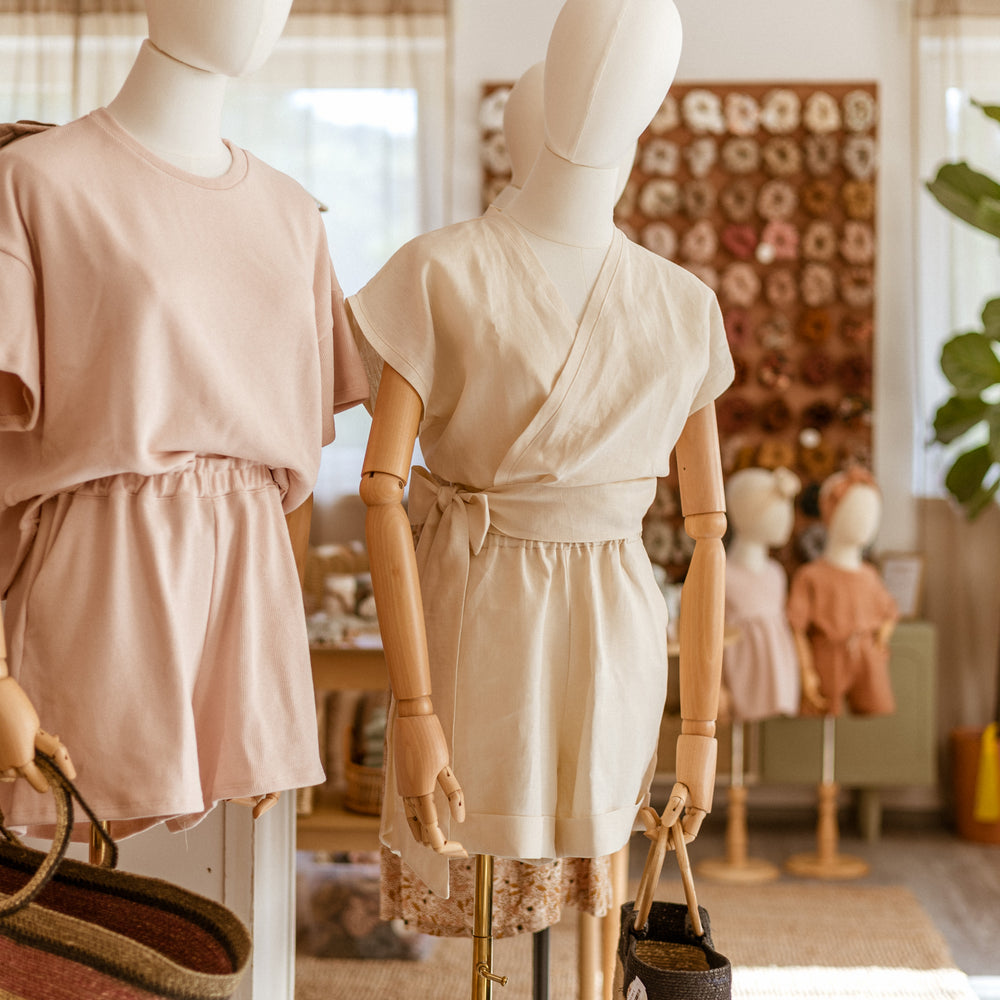 
                      
                        Poppy shorts / Cotton Knit - Blush
                      
                    
