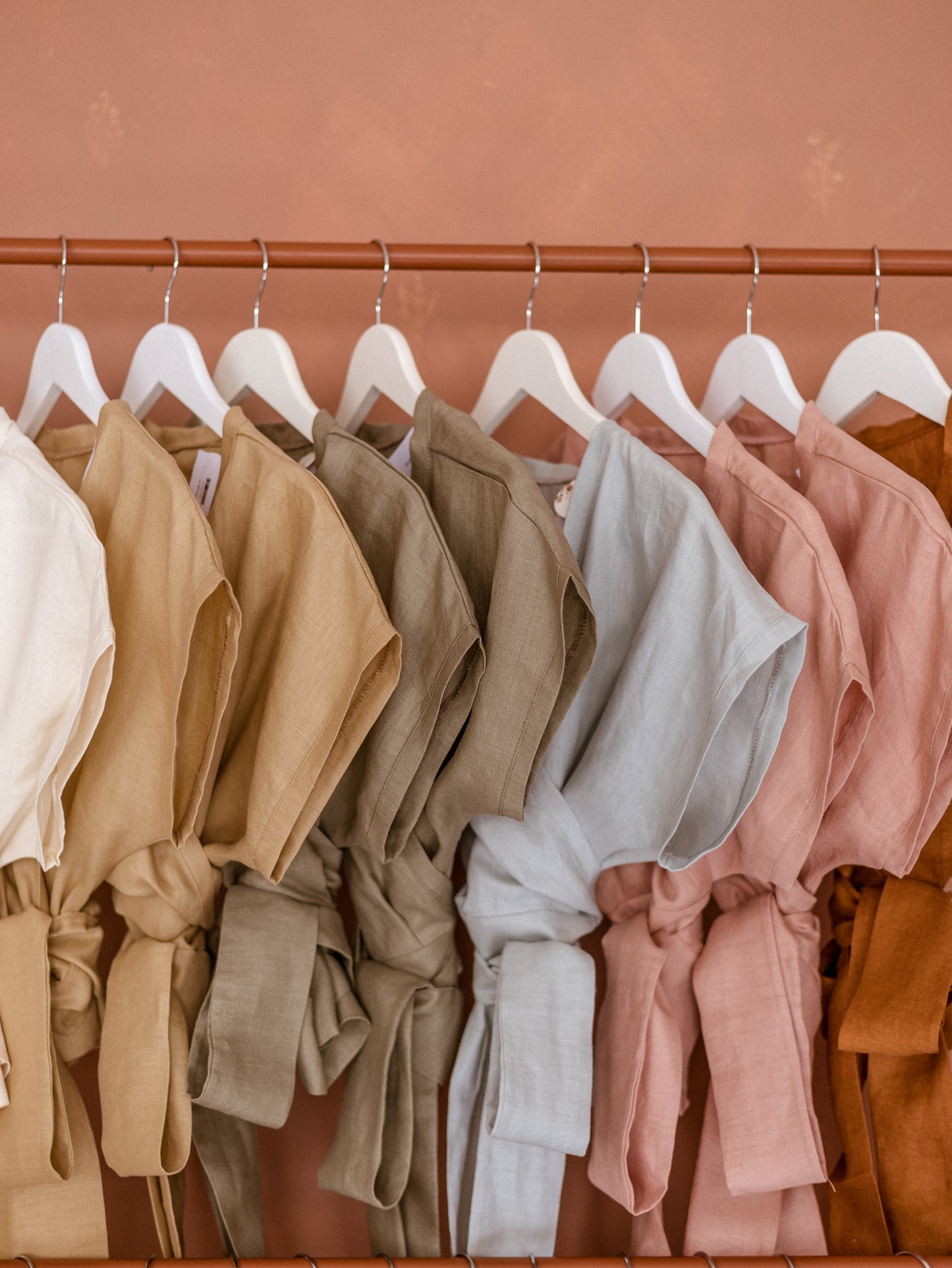 Ellora Linen wrap top