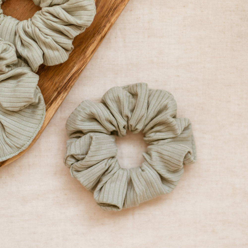 Wide Scrunchie / Modal - Sage