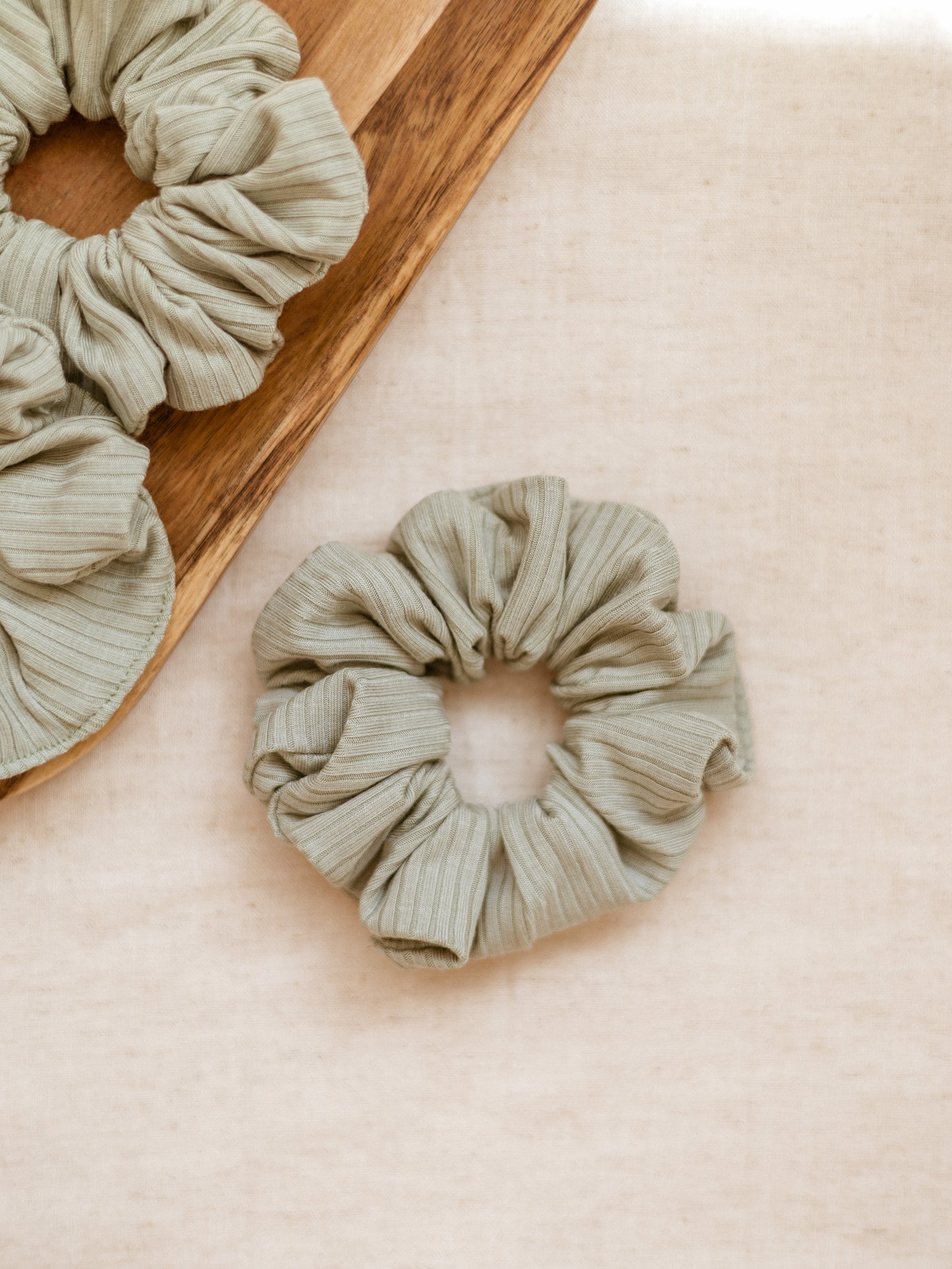 Wide Scrunchie / Modal - Sage