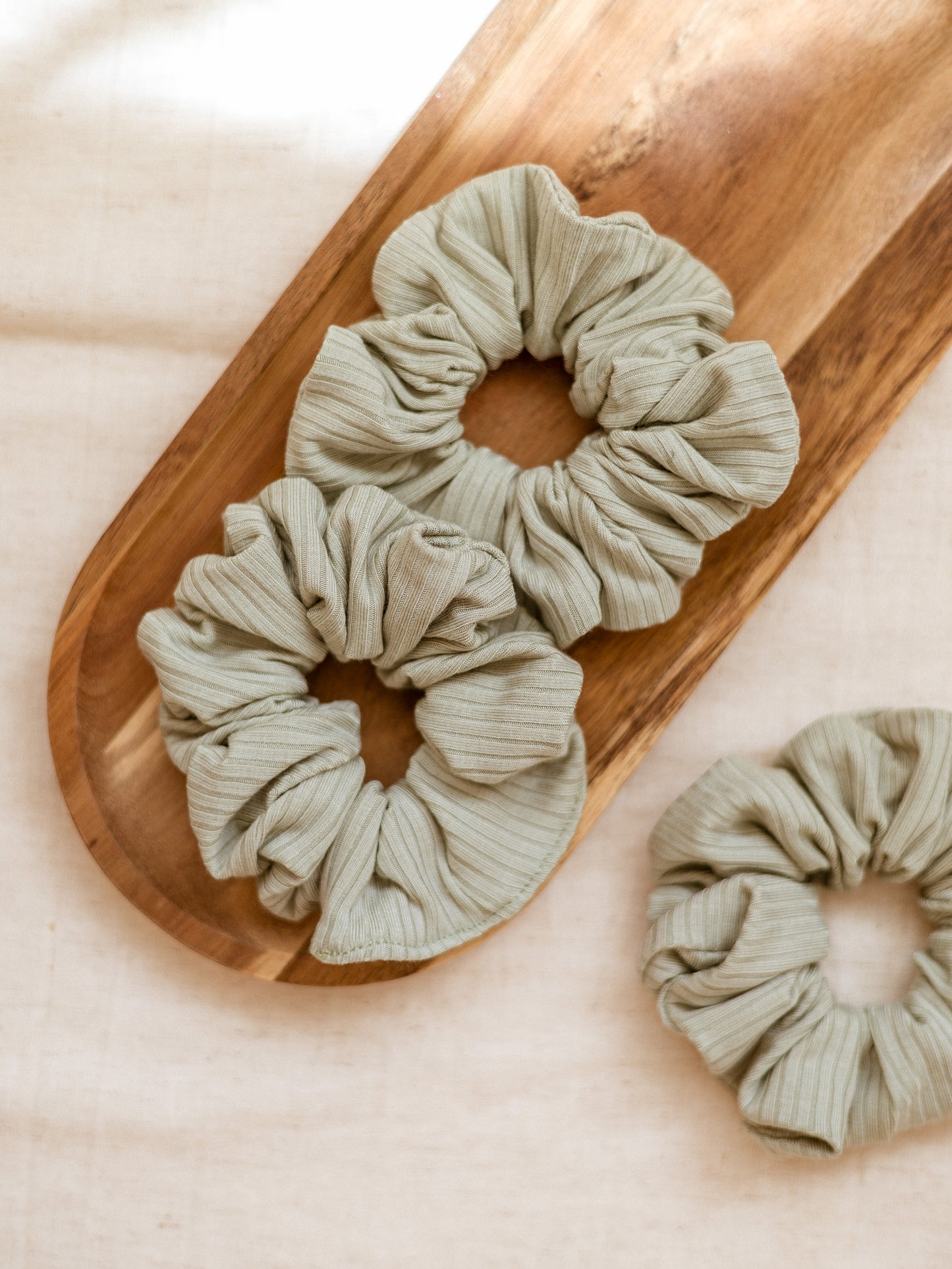 Wide Scrunchie / Modal - Sage