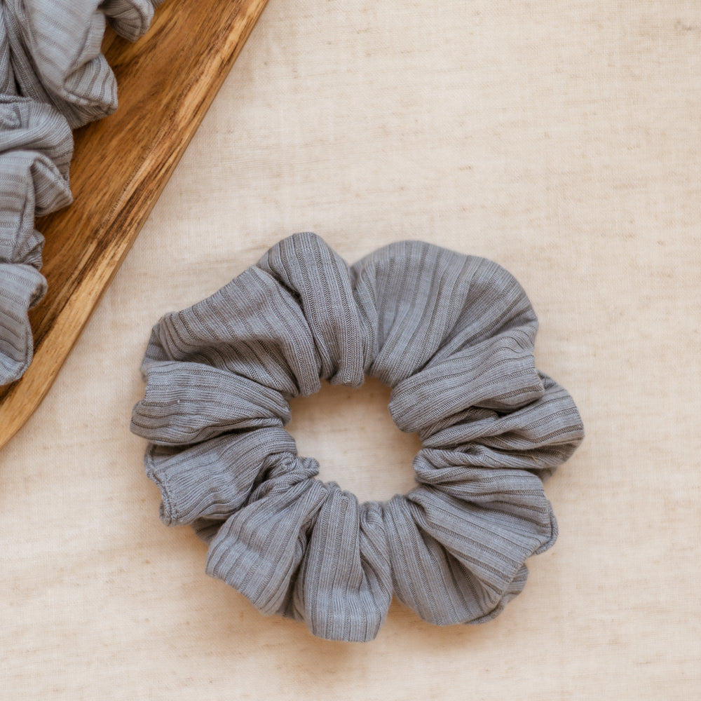 Wide Scrunchie / Modal - Sky Blue