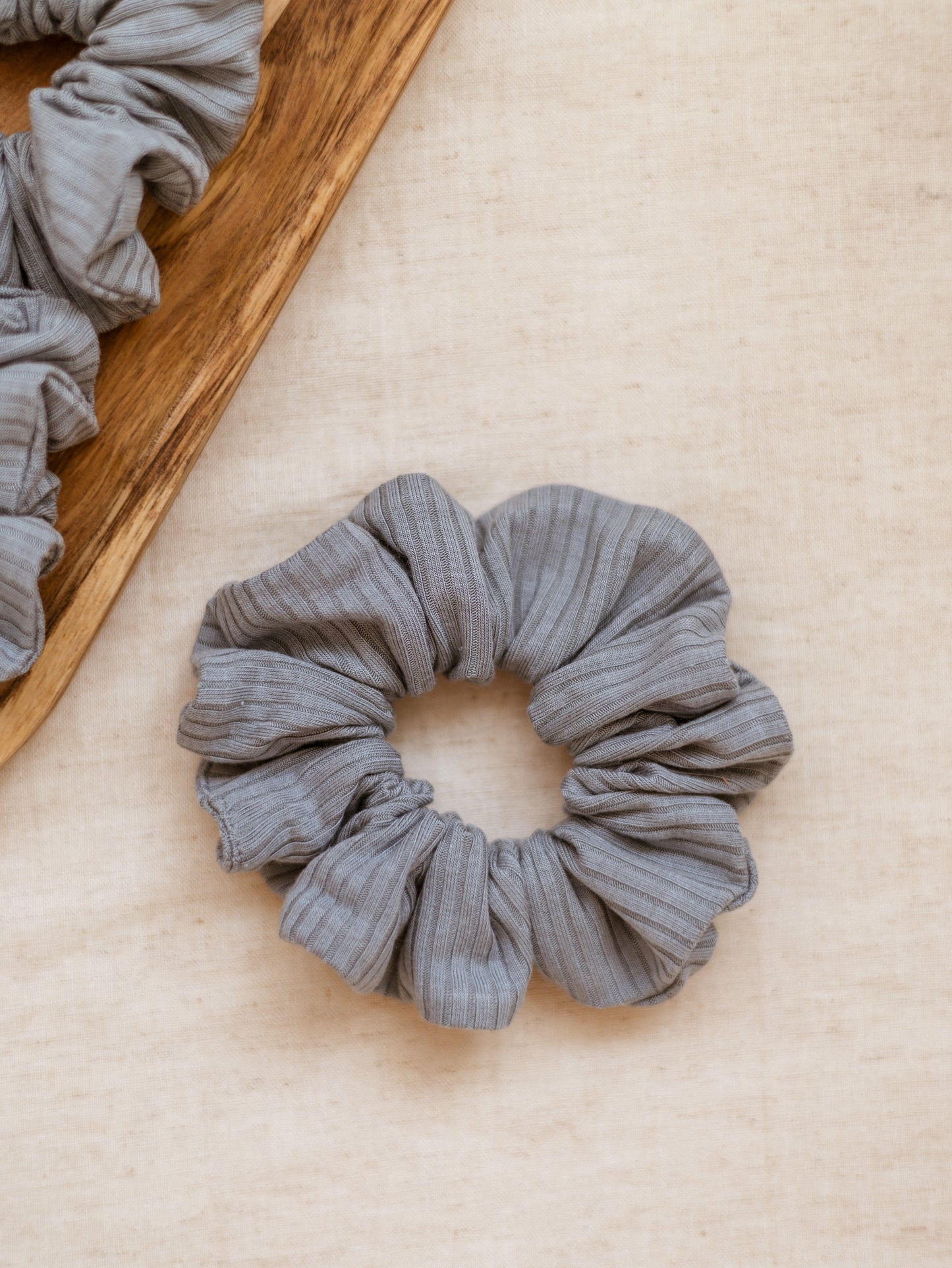 Wide Scrunchie / Modal - Sky Blue