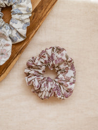 Širok scrunchie / Paisley - Lilac