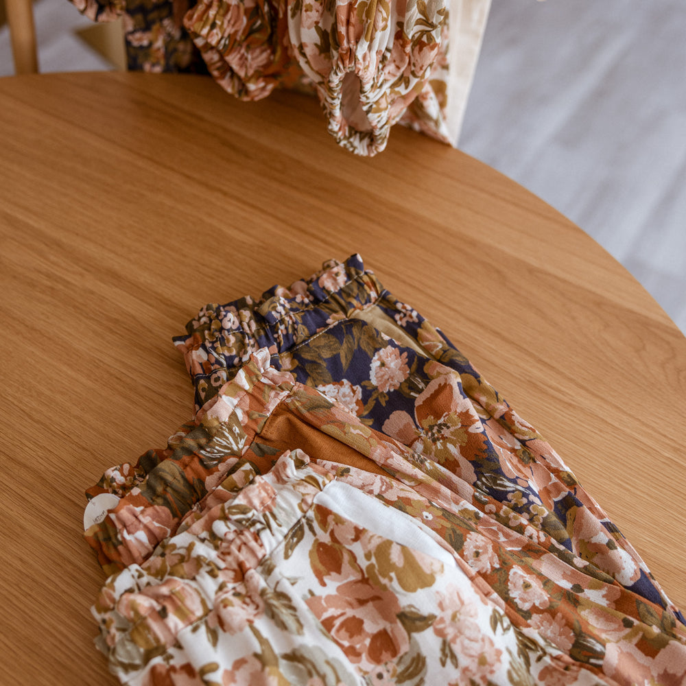 
                      
                        Poppy shorts / Floral viscose
                      
                    