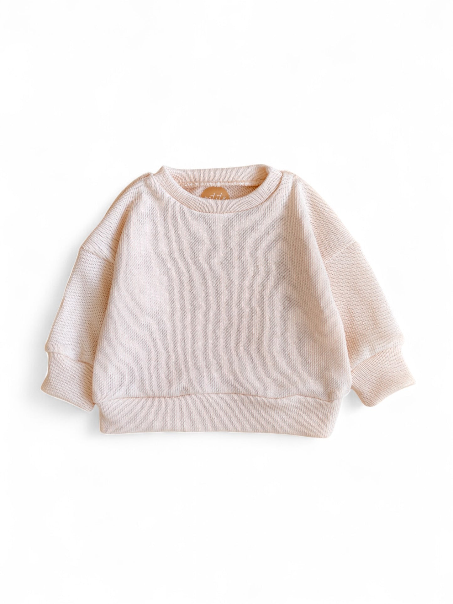 *Knit sweater / Cream Blush