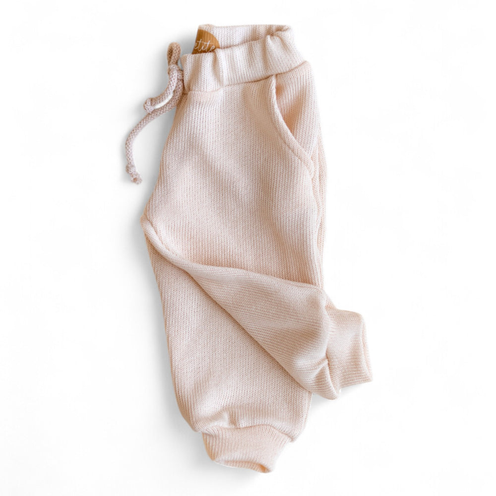 *Knit sweatpants / Creamy Blush