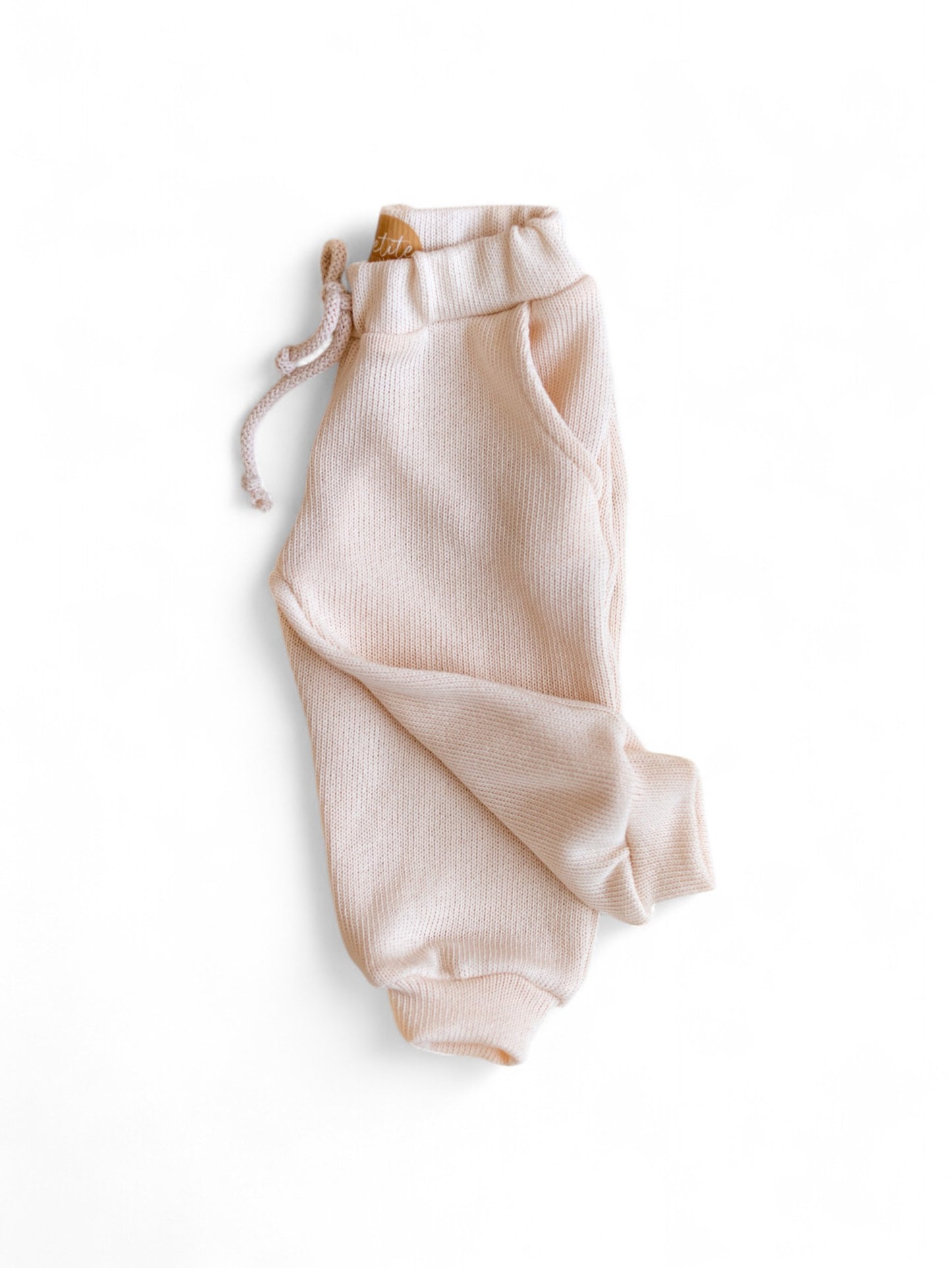 *Knit sweatpants / Creamy Blush