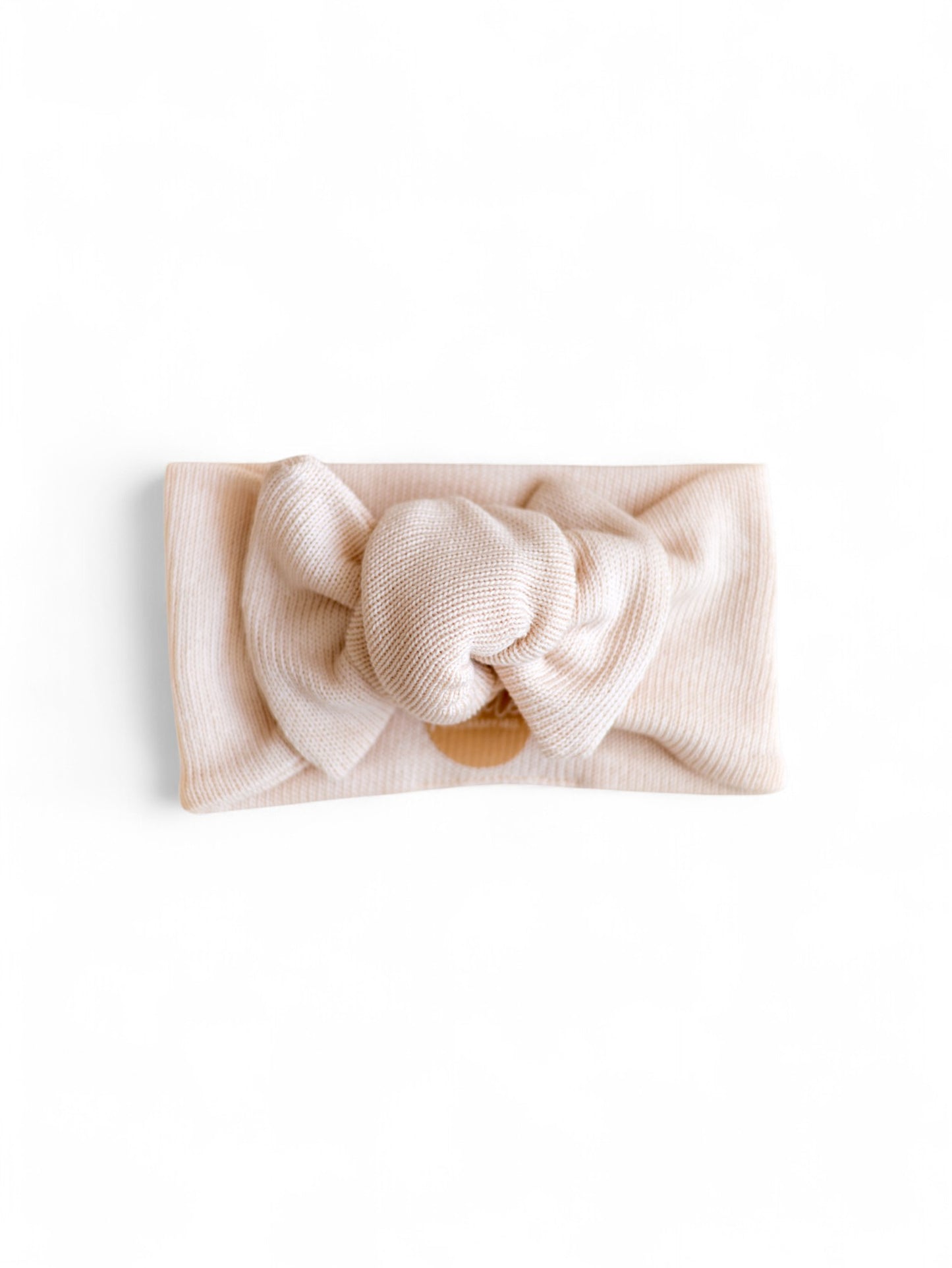 *Headband / Cotton Knit - Creamy blush