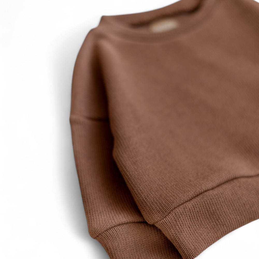 *Knit sweater / Chocolate Blush