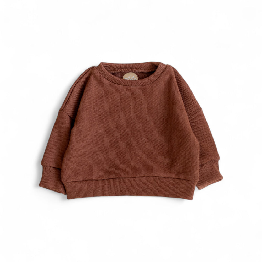 *Knit sweater / Dark rosewood