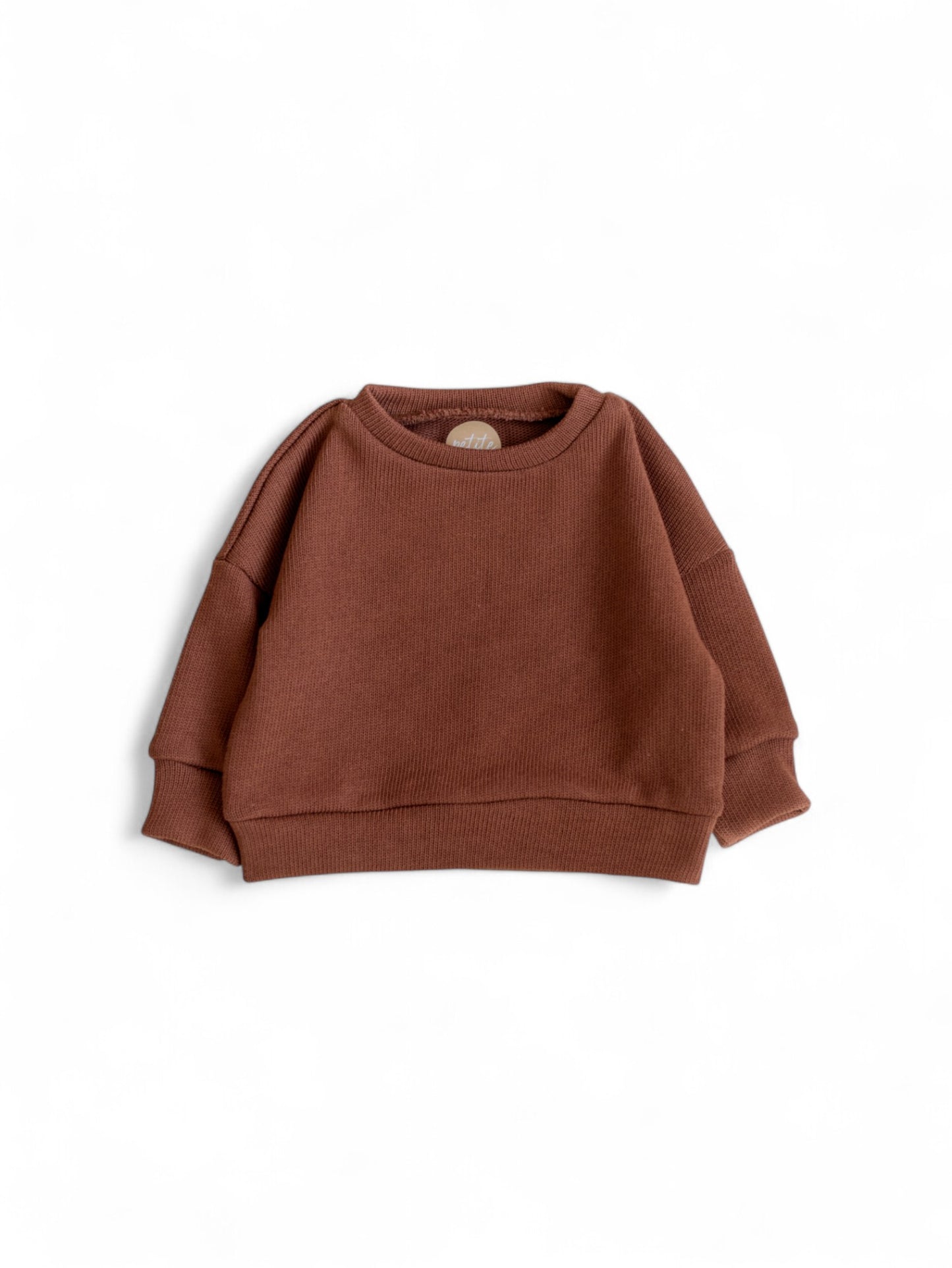 *Knit sweater / Dark rosewood