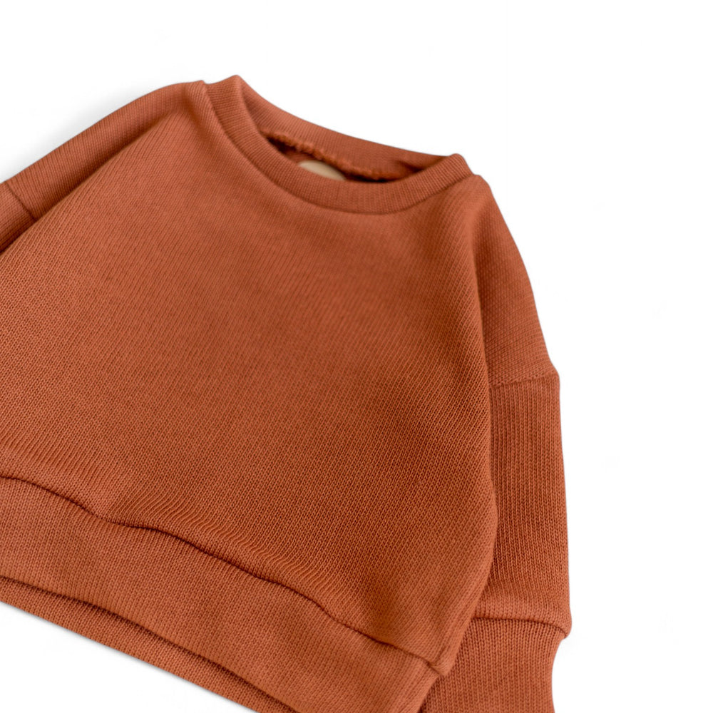 *Knit sweater / Rosewood