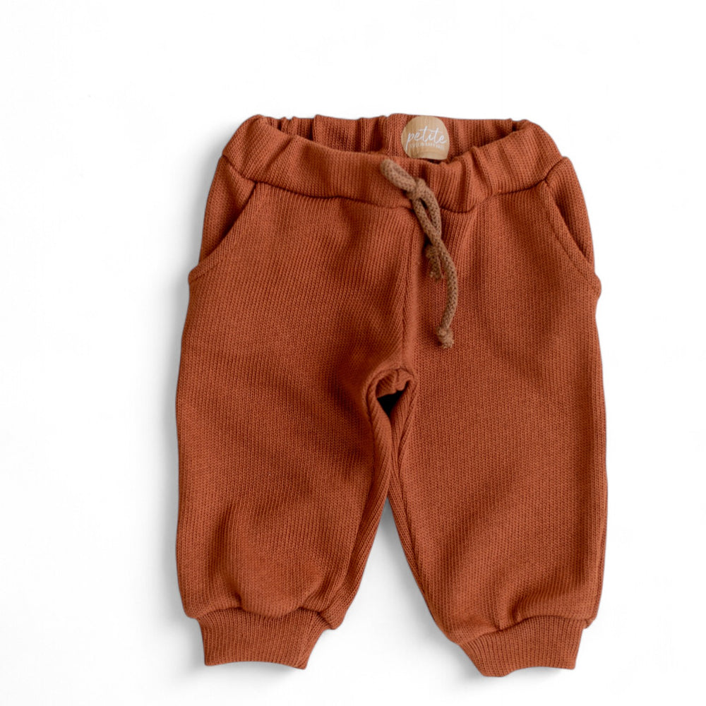 
                      
                        *Knit sweatpants / Rosewood
                      
                    