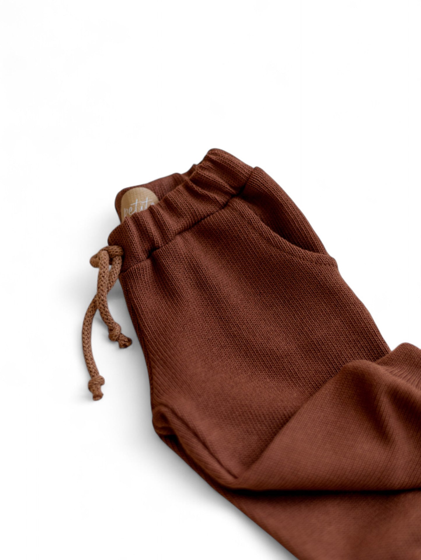 *Knit sweatpants / Dark rosewood
