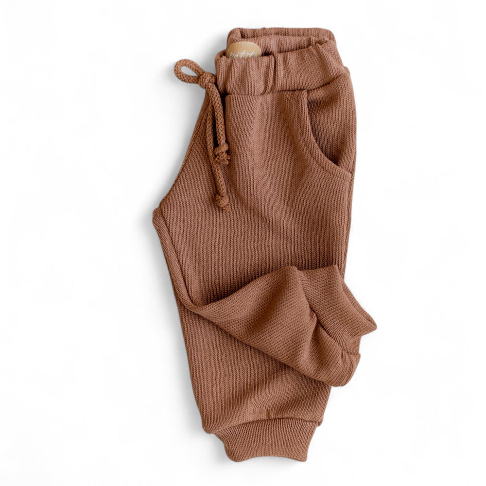 *Knit sweatpants / Chocolate Blush