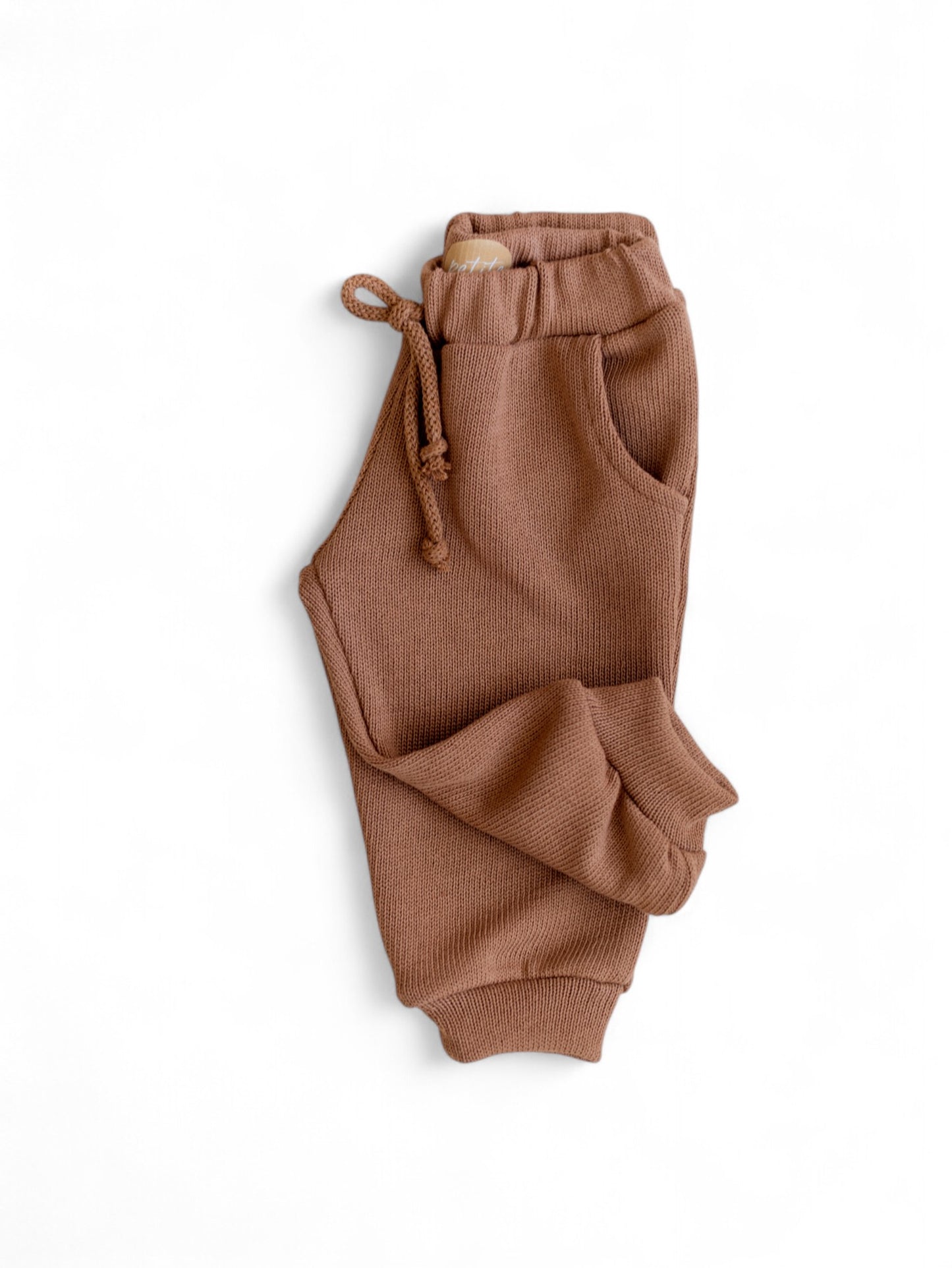 *Knit sweatpants / Chocolate Blush
