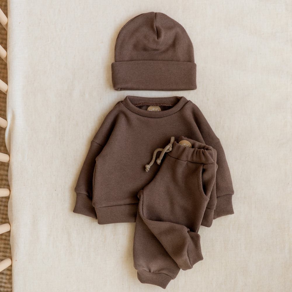 *Knit sweatpants / Taupe