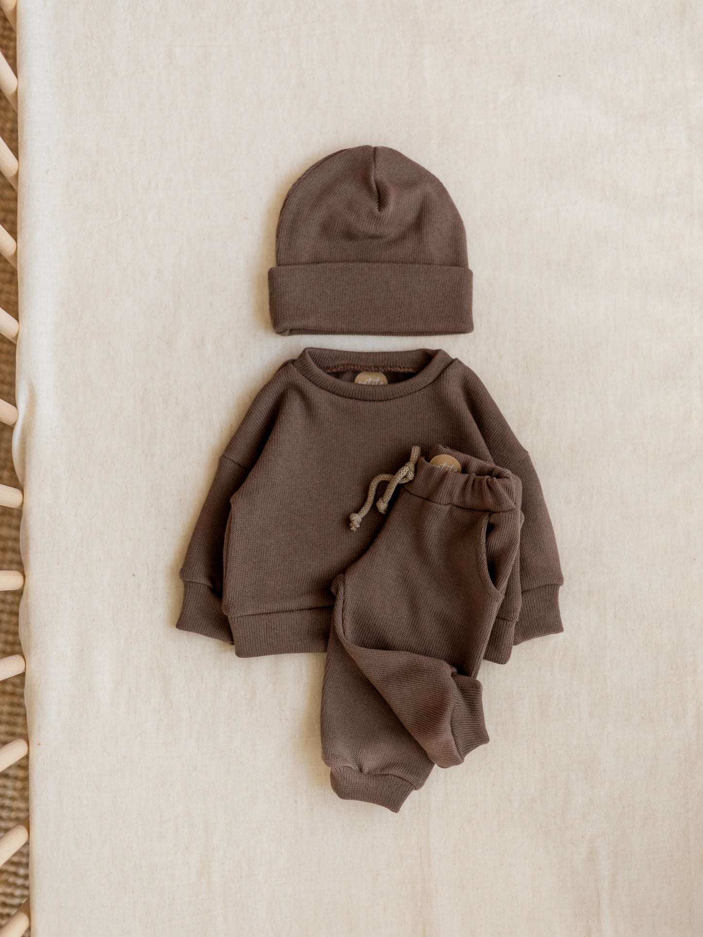*Knit sweatpants / Taupe