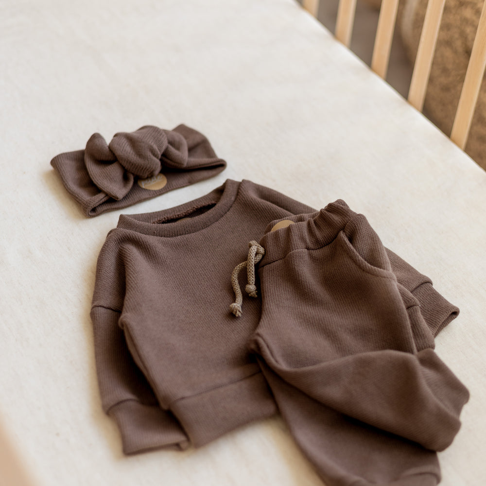 *Knit sweatpants / Taupe