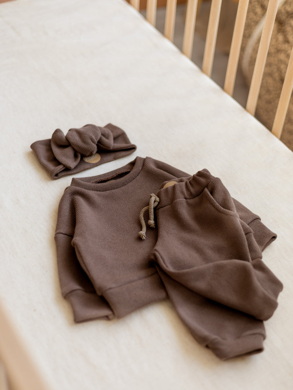 *Knit sweatpants / Taupe