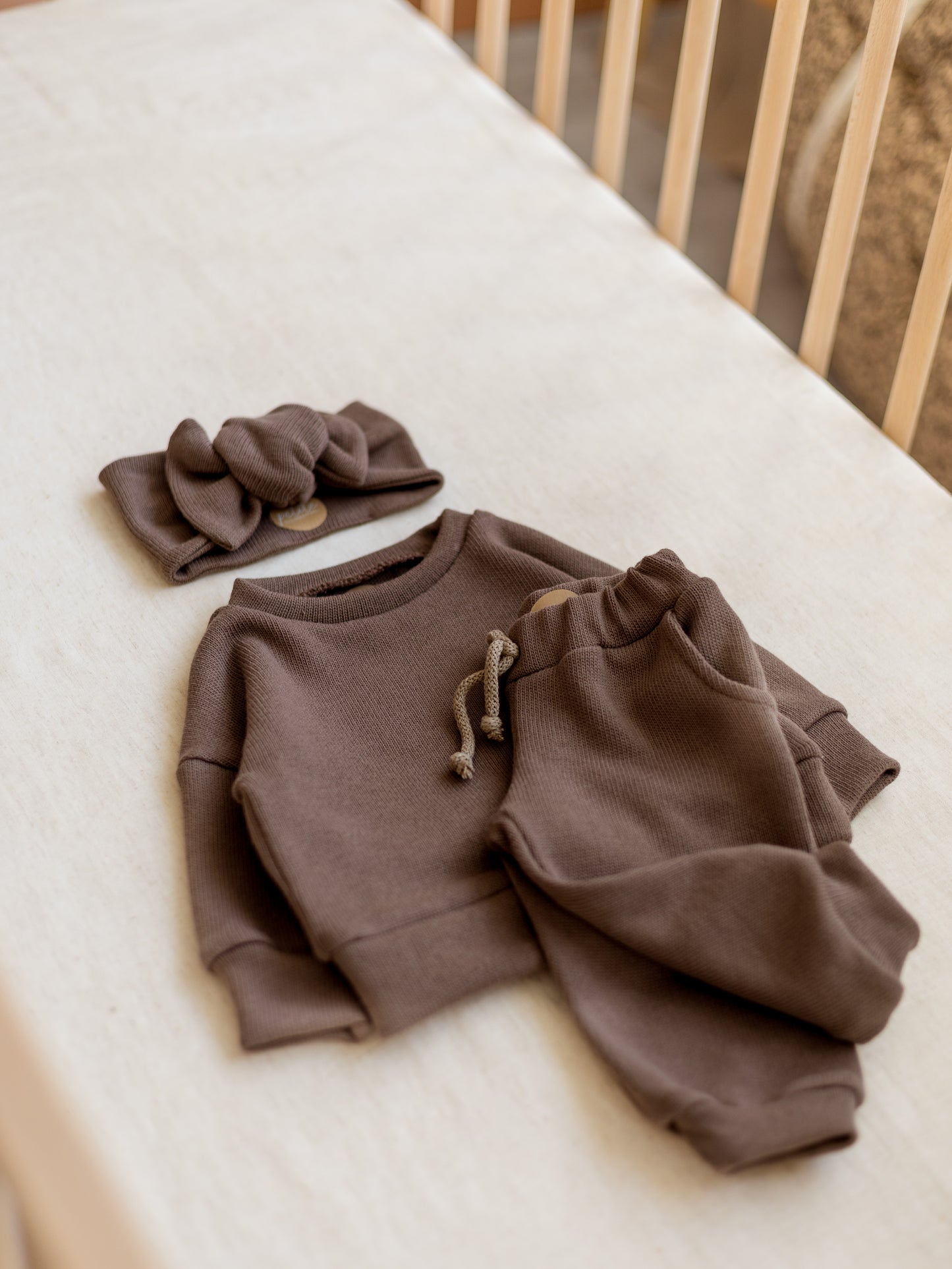 *Knit sweatpants / Taupe