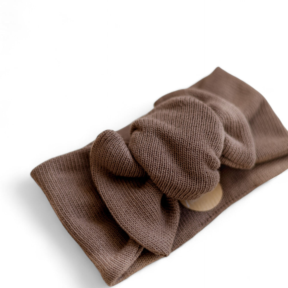 *Headband / Cotton Knit - Taupe