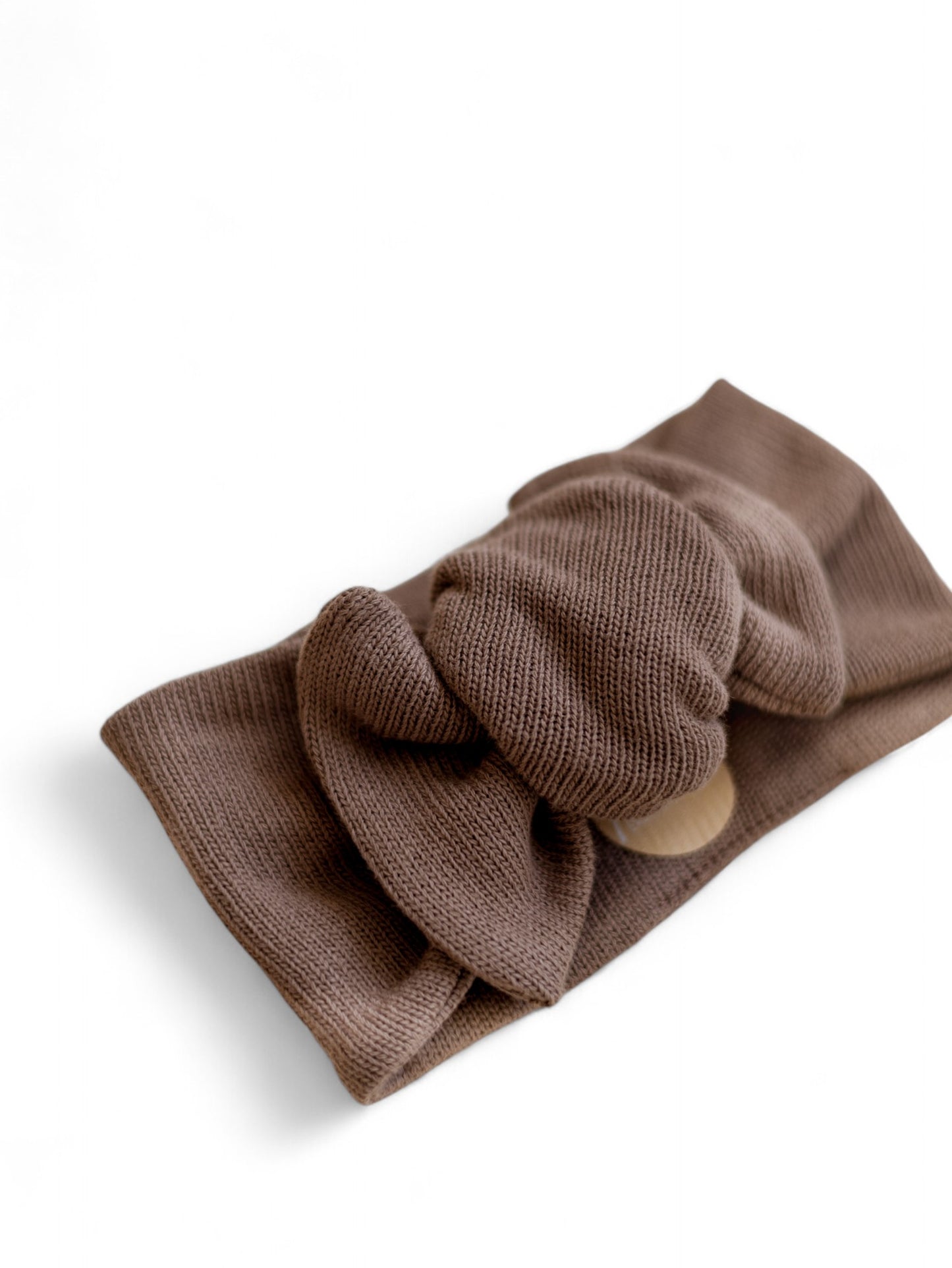 *Headband / Cotton Knit - Taupe