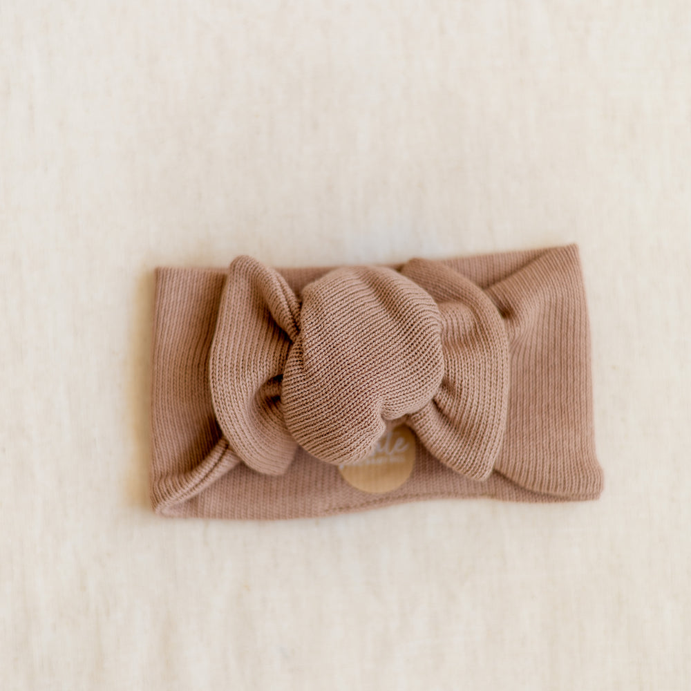 *Headband / Cotton Knit - Creamy Beige